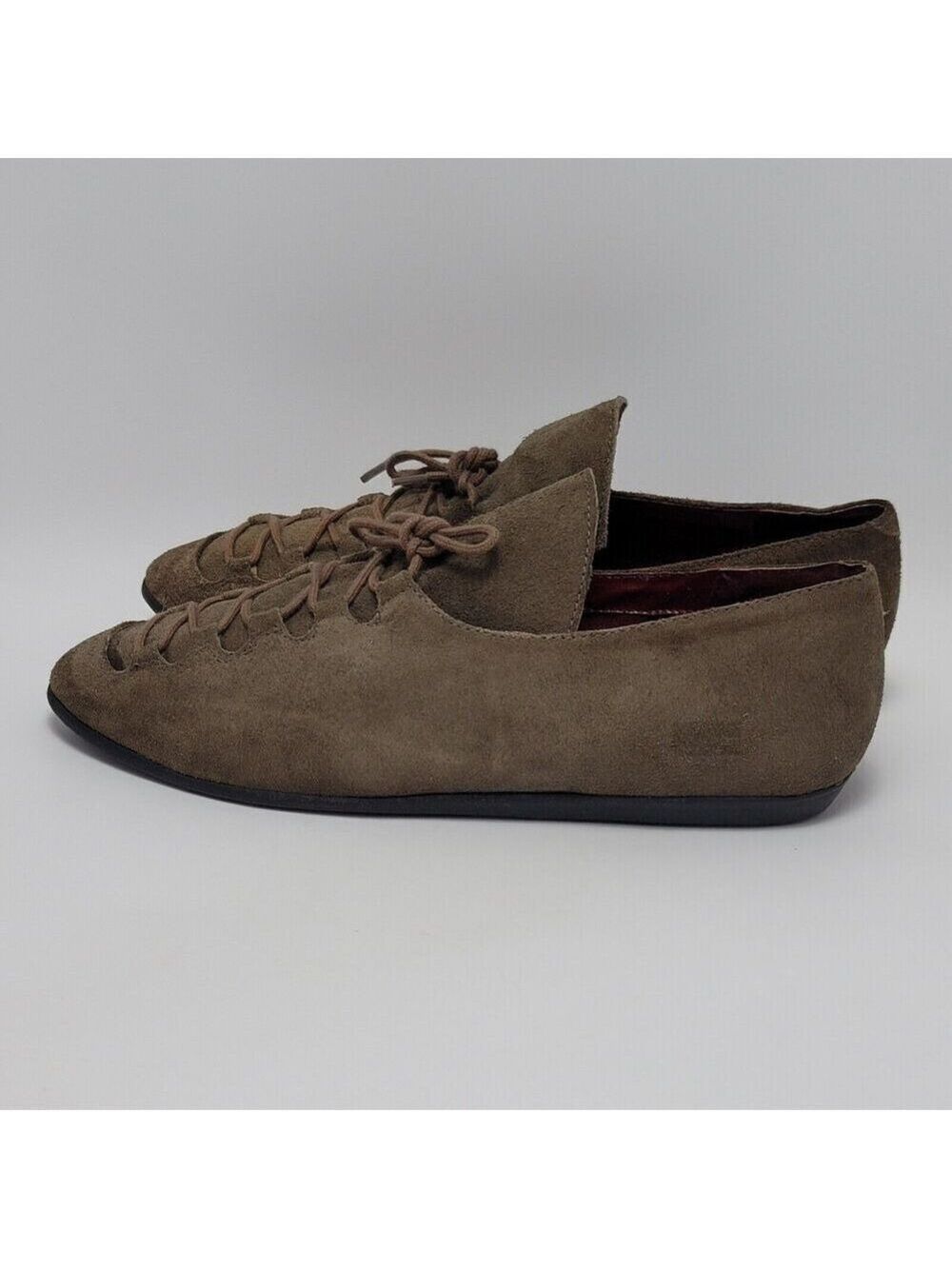 G Wiz Womens Dark Beige Rusty 261037 Suede Lace Up Solid Pump Shoes Size 7M - Picture 12 of 12